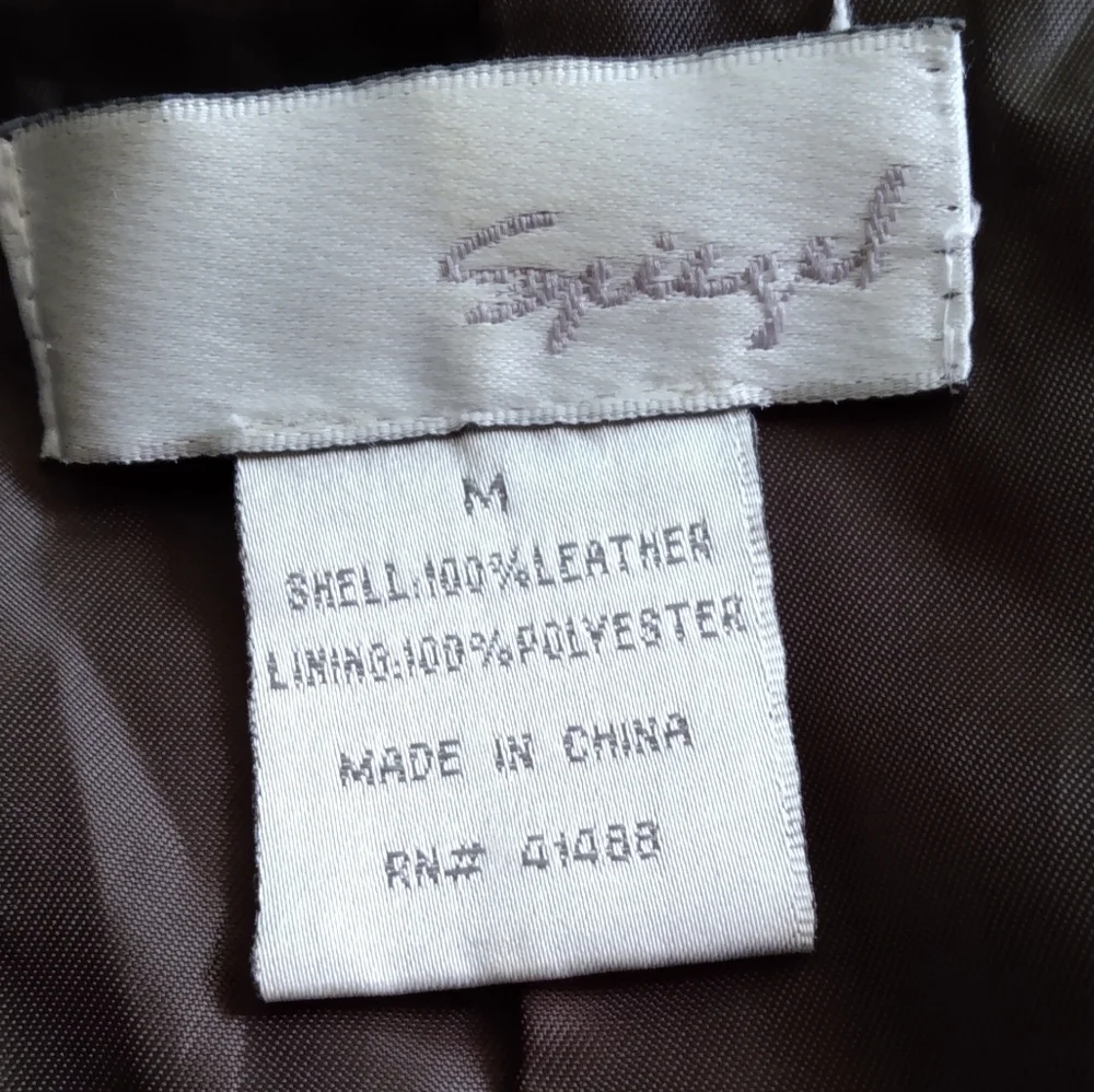 Spiegel Suede Leather Blazer, M - Picture 8 of 9